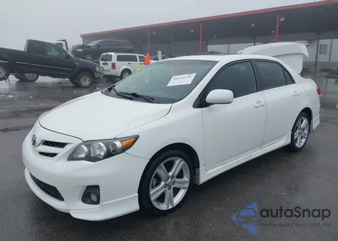 2013 Toyota Corolla S z USA, uszkodzony, nr VIN 5YFBU4EEXDP224221